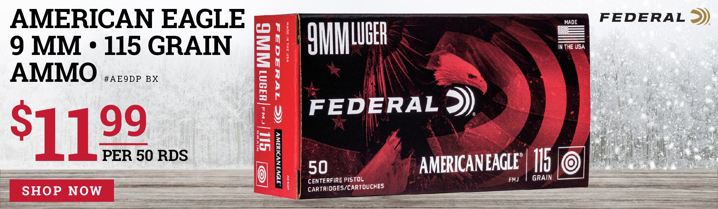 American Eagle 9 MM Ammo